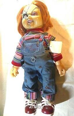 Child's Play Rare Vintage 24 Animated Talking Chucky Figure Doll Gemmy