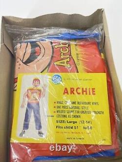 Costume Archie Comic Ben Cooper de Riverdale, taille LG, rare, sous emballage d'origine, 1977