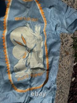 Costume d'Halloween Vintage Rare de Bugs Bunny Sans Boîte Warner Bros. Étoffe de Visage