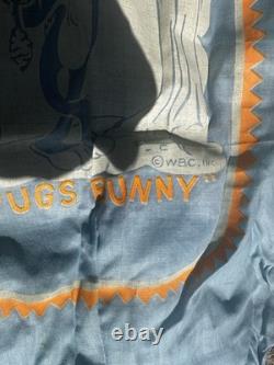 Costume d'Halloween Vintage Rare de Bugs Bunny Sans Boîte Warner Bros. Étoffe de Visage
