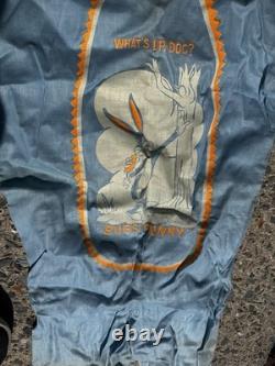 Costume d'Halloween Vintage Rare de Bugs Bunny Sans Boîte Warner Bros. Étoffe de Visage