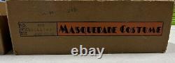 Costume de Mascarade Halloween en Squelette pour Enfants Vintage 1920-1930 RARE