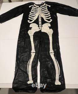 Costume de Mascarade Halloween pour Enfants en Squelette Vintage Années 1920-1930 RARE