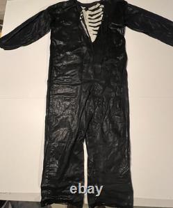 Costume de Mascarade Halloween pour Enfants en Squelette Vintage Années 1920-1930 RARE