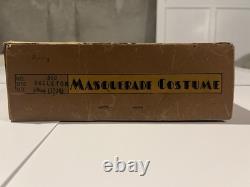 Costume de Mascarade Halloween pour Enfants en Squelette Vintage Années 1920-1930 RARE