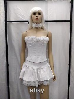 Costume de mariée en lingerie vintage trashy rare pour Halloween cosplay