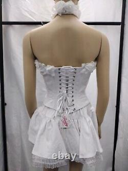 Costume de mariée en lingerie vintage trashy rare pour Halloween cosplay