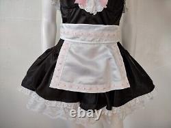 Costume de soubrette de luxe vintage rare en lingerie trashy pour Halloween Cosplay