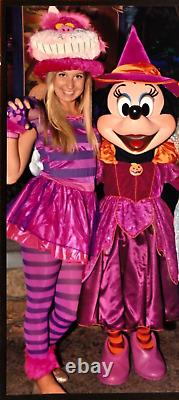 Costume rare de Disney Alice au Pays des Merveilles CHESHIRE CAT Halloween