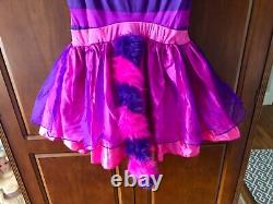 Costume rare de Disney Alice au Pays des Merveilles CHESHIRE CAT Halloween