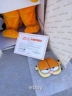 Danbury Mint RARE Collection Halloween Garfield Poupées en Porcelaine VINTAGE