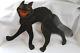 Décoration Vintage Halloween Rarissime Chat Noir Effrayant Découpé Articulé Beistle Des Années 1920