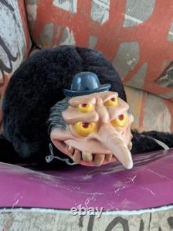 Décoration d'Halloween Araignée Vintage Poilue de 15 Pouces Très Rare avec Jambes en Fil