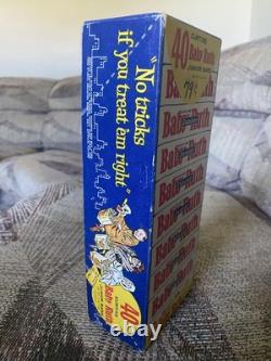 Édition Halloween RARE VINTAGE BABY RUTH Curtiss No Tricks Boîte de Barres de Chocolat Junior