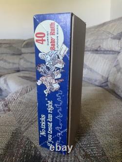 Édition Halloween RARE VINTAGE BABY RUTH Curtiss No Tricks Boîte de Barres de Chocolat Junior