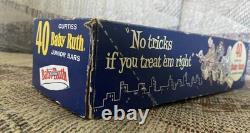 Édition Halloween RARE VINTAGE BABY RUTH Curtiss No Tricks Boîte de Barres de Chocolat Junior
