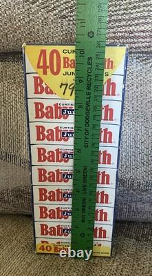 Édition Halloween RARE VINTAGE BABY RUTH Curtiss No Tricks Boîte de Barres de Chocolat Junior