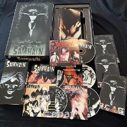 Ensemble de boîtes CD Samhain rare et épuisé avec cartes promotionnelles rares de Misfits Danzig