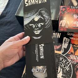 Ensemble de boîtes CD Samhain rare et épuisé avec cartes promotionnelles rares de Misfits Danzig