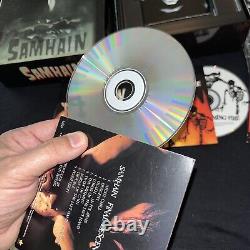 Ensemble de boîtes CD Samhain rare et épuisé avec cartes promotionnelles rares de Misfits Danzig