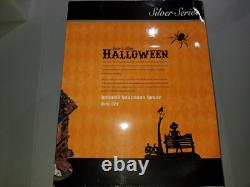 Ensemble de maison hantée du chasseur Vintage Department 56 Halloween Silver Series Rare