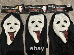 Ensemble de masques Scream Ghostface étiquetés Vintage Wassup! RARE 2016 Fun World DIV