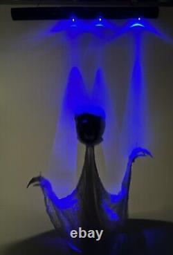 Esprit fantôme volant Vintage Rare Gemmy Halloween utilisé animatronique testé LIRE