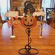 Extrêmement Rare-halloween-tin Cat/pumpkin Pendulum-nb-htf-excellent Con-vintage