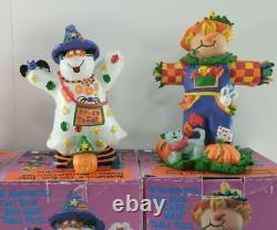 Figurines d'HALLOWEEN peintes à la main KOOKIE SPOOKIES vintage 1995 par Sue Dreamer RARES