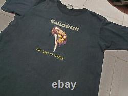Film D'horreur D'halloween T-shirt Vintage Rare Michael Myers, John Carpenter XL