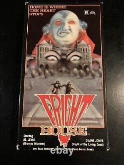 Fright House Vhs Horror Vintage Cult Rare Gore Al Lewis Halloween