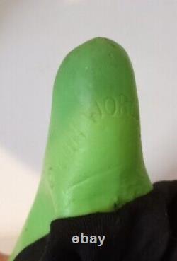 Green Scream Grin Masque Vintage 90's Fun World DIV Ghost Face Rare Pointy Yeux