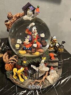 Halloween Disney ? Rare Vintage Boule à Neige Mickey + 4 Jamais Exposé / NIB & Fonctionne