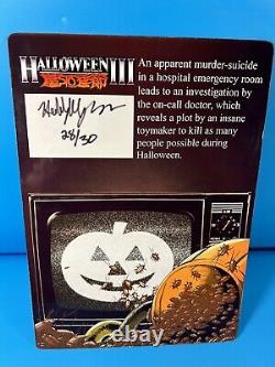 Halloween III 3 Figurines Vintage Masque Monstre Jouet Michael Myers Saison Sorcière Rare