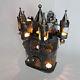 Illuminations Halloween Gothique Château Hanté, Vintage, Tient 10 Bougies Thé, Rare