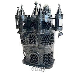 Illuminations Halloween Gothique Château Hanté, Vintage, Tient 10 Bougies Thé, Rare