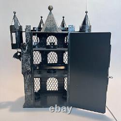 Illuminations Halloween Gothique Château Hanté, Vintage, Tient 10 Bougies Thé, Rare