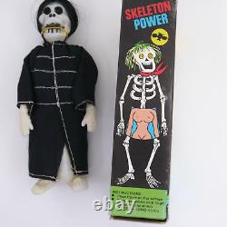 Jouet Vintage Skeleton Power Halloween coquin Nouveauté 1960 Risc NOS RARE