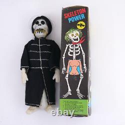 Jouet Vintage Skeleton Power Halloween coquin Nouveauté 1960 Risc NOS RARE