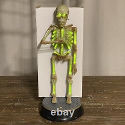 Joyau rare Gemmy parlant squelette chantant animé illuminé Décoration d'Halloween vintage 19