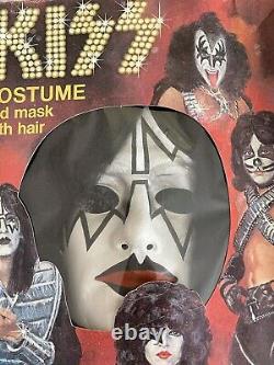 Kiss 1978 Ace Frehley Collegeville Halloween Costume In Box Aucoin Vintage Rare