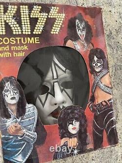 Kiss 1978 Ace Frehley Collegeville Halloween Costume In Box Aucoin Vintage Rare