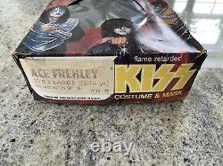 Kiss 1978 Ace Frehley Collegeville Halloween Costume In Box Aucoin Vintage Rare