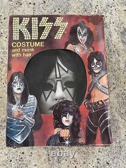 Kiss 1978 Ace Frehley Collegeville Halloween Costume In Box Aucoin Vintage Rare