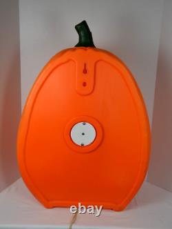 Lanterne Jack O'Lantern Vintage Empire 29 Halloween en plastique soufflé lumineux RARE dos plat USA