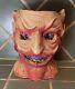 Lanterne En Papier Mâché Vintage Halloween Diable Rare F. N. Burt Années 1930