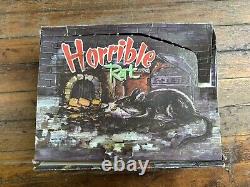 Lot d'affichage de magasin d'horribles rats vintage Monster - Lot de 24 rats dans une boîte scellée rare et répugnante