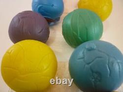 Lot de 12 prix en plastique d'une valeur rare des années 1980/90 Madball Knockoff