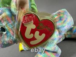 Lot de Beanie Babies 100 Étiquettes Neuves Vintage 1993 2003 Ours Halloween Rare Oiseau