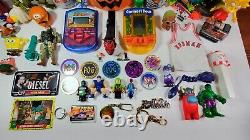 Lot de jouets rares vintage des années 80 et 90 McDonald's Halloween TMNT Pepsi Pogs Goosebumps